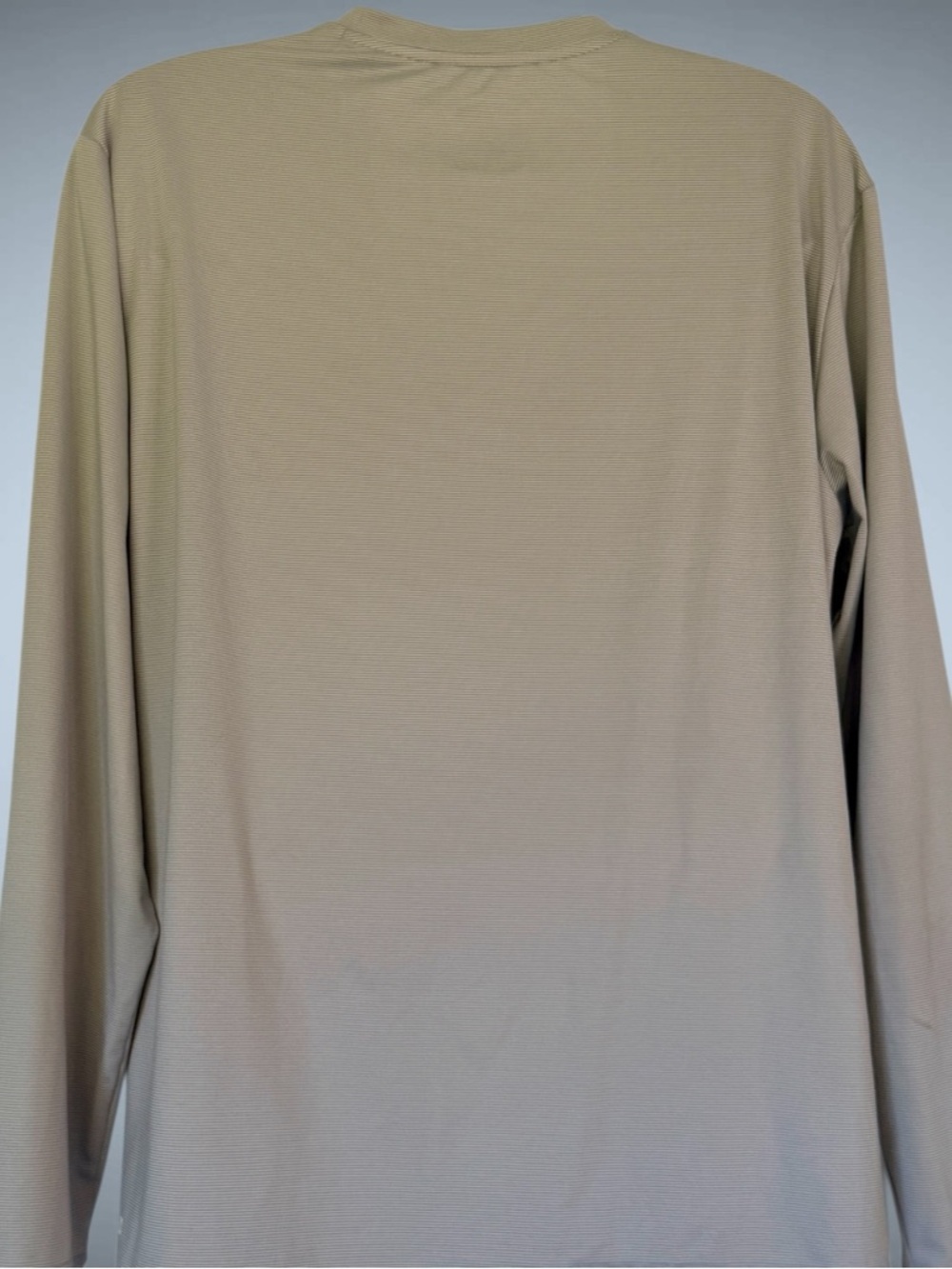 Quiksilver UPF 50+ Rashguard XXL Long Sleeve Surf Shirt Gray Striped Performance - Picture 7 of 8